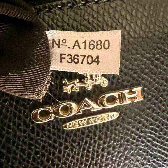 Coach Mini Christie Carryall • F36704 •Black Crossgrain Leather (No Strap) - Picture 6 of 16